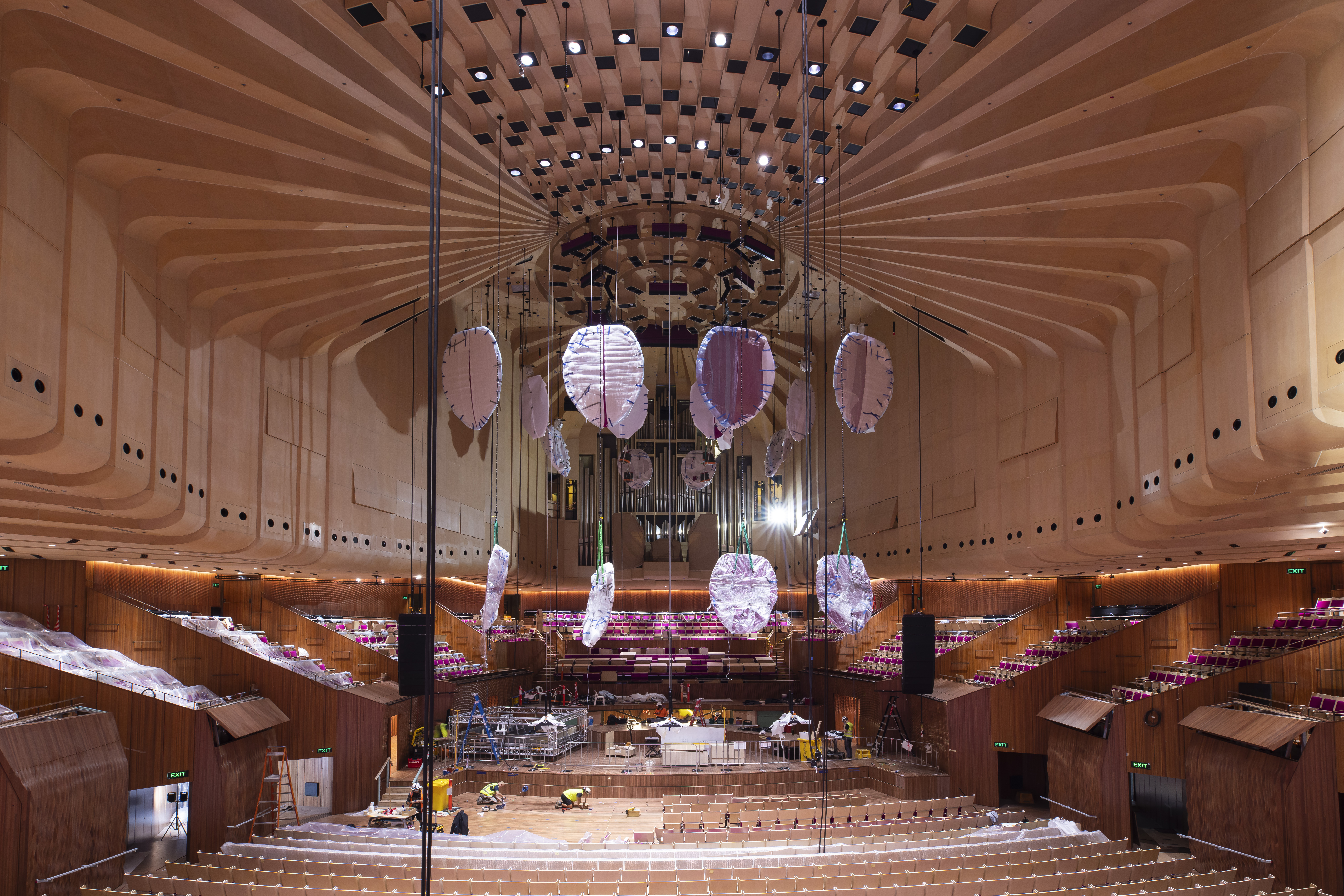 The Concert Hall under renovation.