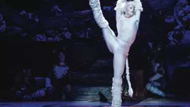 Georgina Pazcoguin in the Broadway revival of CATS, 2018 Photo Matthew Murphy