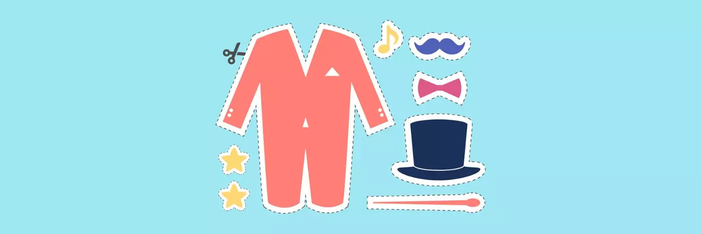 Cartoon of maestro outfit