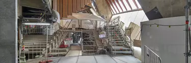 Reconstruction of the Concert Hall staircase.